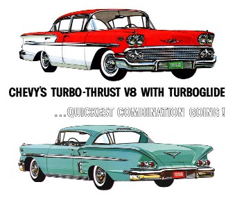 Chevrolet Bel Air and Impala_1958